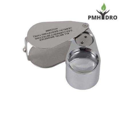 Picture of 40X Full Metal Illuminated Jewelry Loop Magnifier