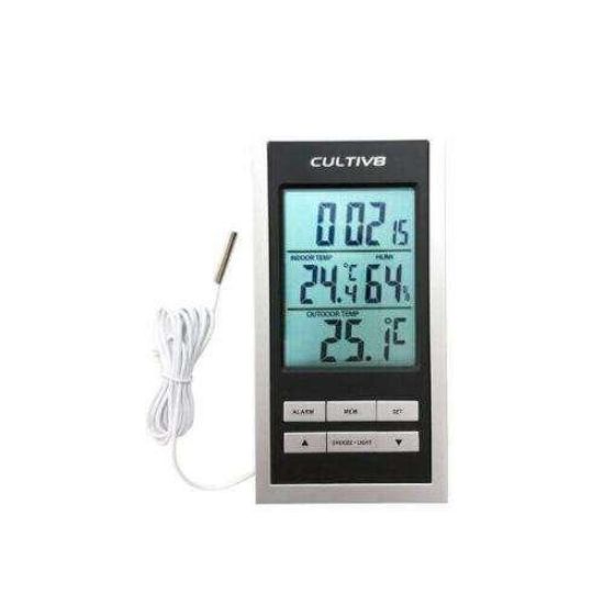 Picture of Cultiv8 Digital Thermo Hygrometer LCD Display For Grow Room