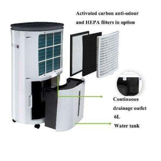 Picture of Thrive 20L Compressor Dehumidifier | Tank Capacity 6.0L