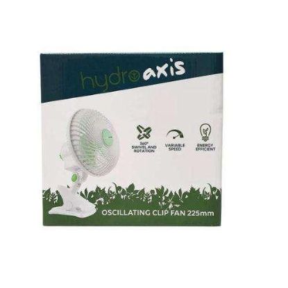 Picture of Hydro Axis Oscillating Clip Fan 9" 225mm for Grow Room