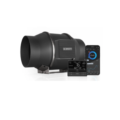 Picture of AC Infinity Cloudline PRO T6 – 150mm Quiet Inline Duct Fan with Controller 69 Pro