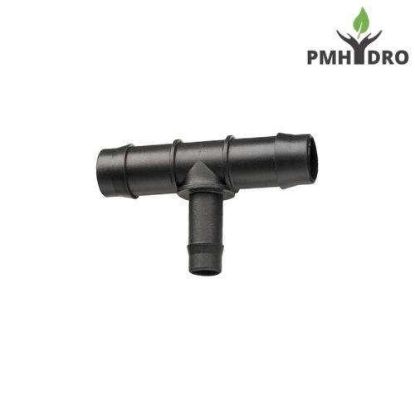 Picture of Reducing Tee 19mm X 13mm Barbed | Hydroponic Irrigation