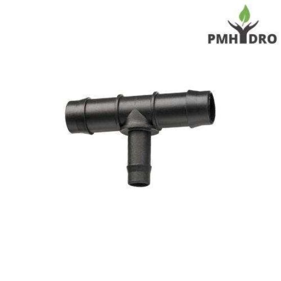 Picture of Reducing Tee 19mm X 13mm Barbed | Hydroponic Irrigation