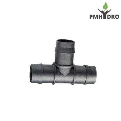 Picture of Poly Barbed Tee Connector 25MM | Hydroponic Irrigation