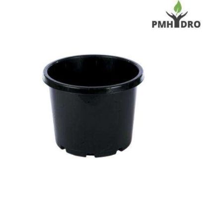 Picture of Solid Black Plastic POT 400MM 27L