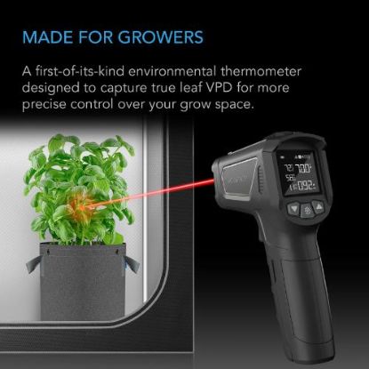 Picture of VPD Thermometer, Handheld Environmental Monitor, Captures Leaf VPD and Temperature