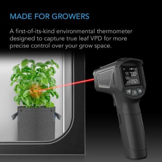 Picture of VPD Thermometer, Handheld Environmental Monitor, Captures Leaf VPD and Temperature