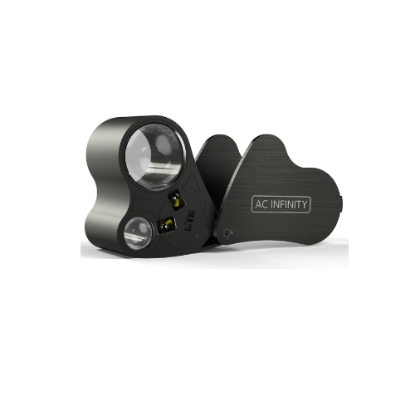 Picture of Jewelers Loupe, Pocket Magnifying Glass with LED Light and Dual Lenses